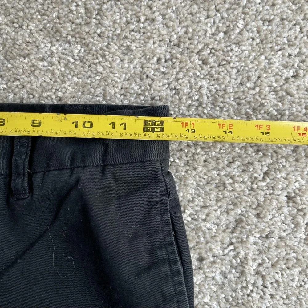 Polo Ralph Lauren Pants Boys 10 Black Chino Twill Cotton Casual Pockets School